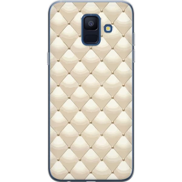 Kännykkäkuori Samsung Galaxy A6 (2018)-laitteelle, jossa on Kultakiilto kuvio