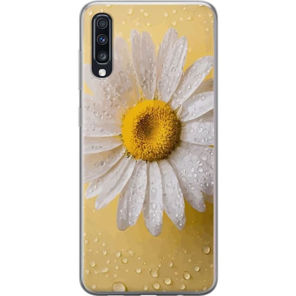 Mobilcover til Samsung Galaxy A70 med Porcelænsblomst motiv