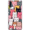 Miniatyrbilde 1 av 2: Mobildeksel til Samsung Galaxy A70 med Kattmønster motiv