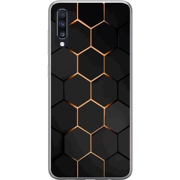 Mobilskal till Samsung Galaxy A70 med Lyxigt Mönster motiv