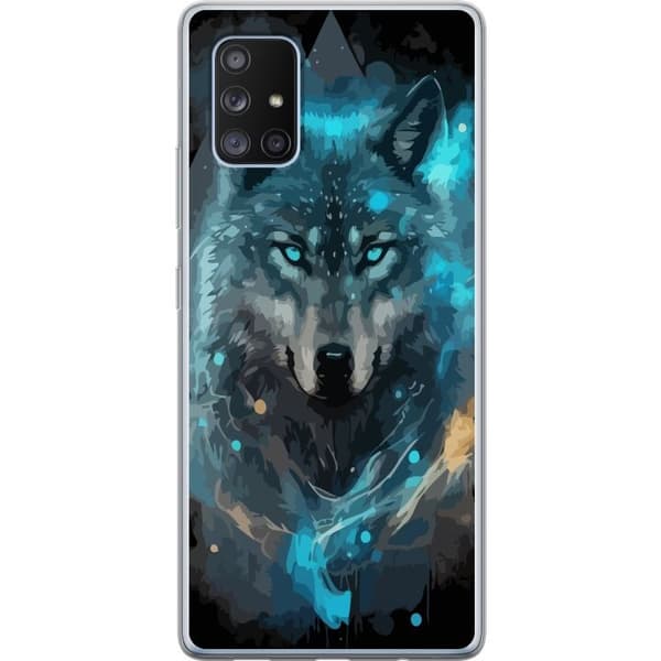 Mobilcover til Samsung Galaxy A71 5G med Ulve motiv