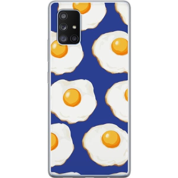 Mobilcover til Samsung Galaxy A71 5G med Stegte æg motiv