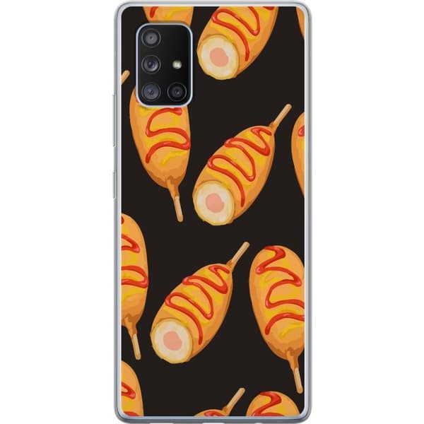 Mobilskal till Samsung Galaxy A71 5G med Kycklingklubba motiv