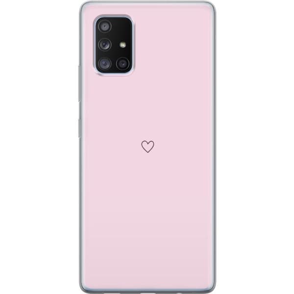 Mobilcover til Samsung Galaxy A71 5G med Hjerte motiv