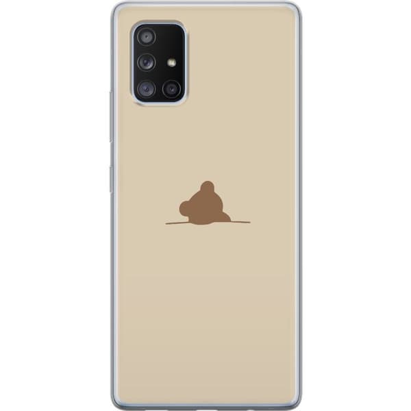 Kännykkäkuori Samsung Galaxy A71 5G-laitteelle, jossa on Nalle kuvio