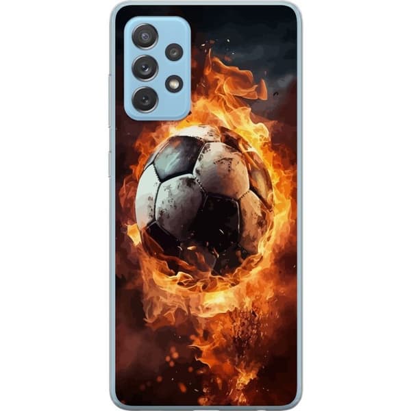 Mobilcover til Samsung Galaxy A72 5G med Fodbold motiv