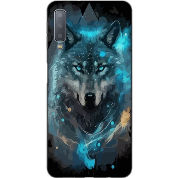 Mobilcover til Samsung Galaxy A7 (2018) med Ulve motiv