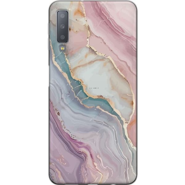 Mobilcover til Samsung Galaxy A7 (2018) med Marmor motiv