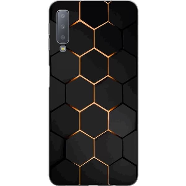 Mobilcover til Samsung Galaxy A7 (2018) med Luksuriøst Mønster motiv