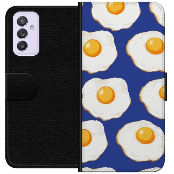Lompakkokotelo Samsung Galaxy A82 5G-laitteelle, jossa on Paistetut munat kuvio