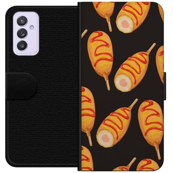 Tegnebogsetui til Samsung Galaxy A82 5G med Kyllingedrumstick motiv