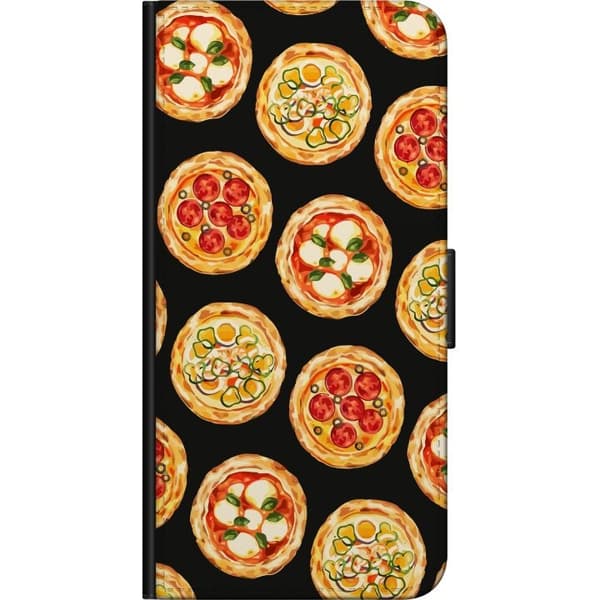 Lommeboketui til Samsung Galaxy A82 5G med Pizza motiv