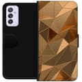 Pikkukuva 1 / 4: Lompakkokotelo Samsung Galaxy A82 5G-laitteelle, jossa on 3D Kulta kuvio