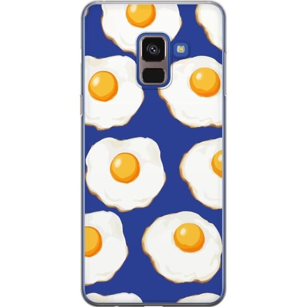 Kännykkäkuori Samsung Galaxy A8 (2018)-laitteelle, jossa on Paistetut munat kuvio