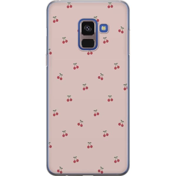 Kännykkäkuori Samsung Galaxy A8 (2018)-laitteelle, jossa on Kirsikka kuvio