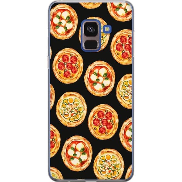 Mobilskal till Samsung Galaxy A8 (2018) med Pizza motiv