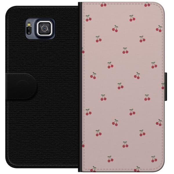Plånboksfodral till Samsung Galaxy Alpha med Körsbär motiv