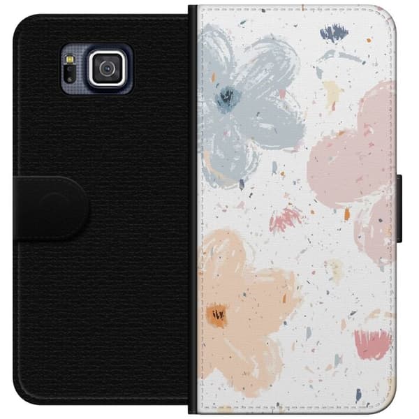Plånboksfodral till Samsung Galaxy Alpha med Blommor motiv
