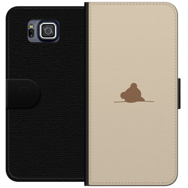Plånboksfodral till Samsung Galaxy Alpha med Nalle motiv