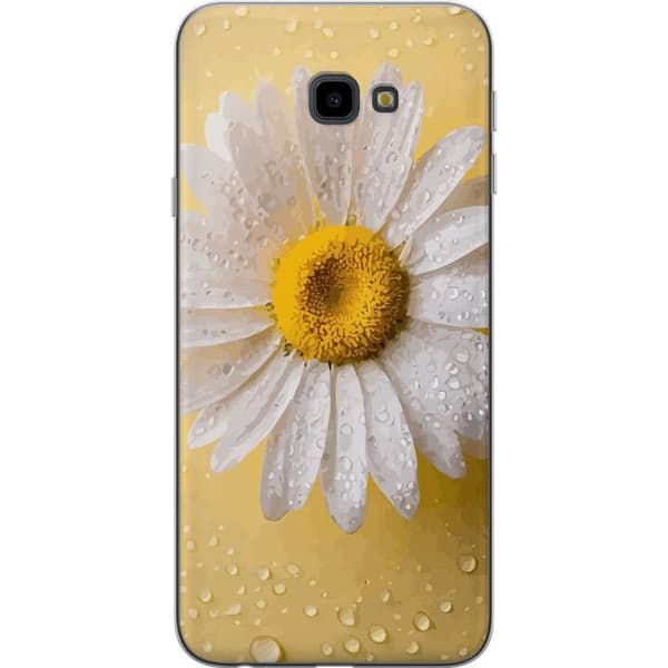 Mobildeksel til Samsung Galaxy J4+ med Porselensblomst motiv