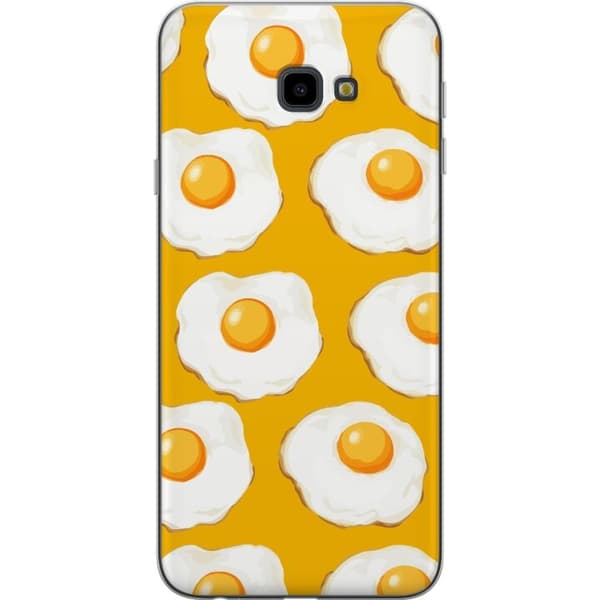 Mobilcover til Samsung Galaxy J4+ med Stegt æg motiv