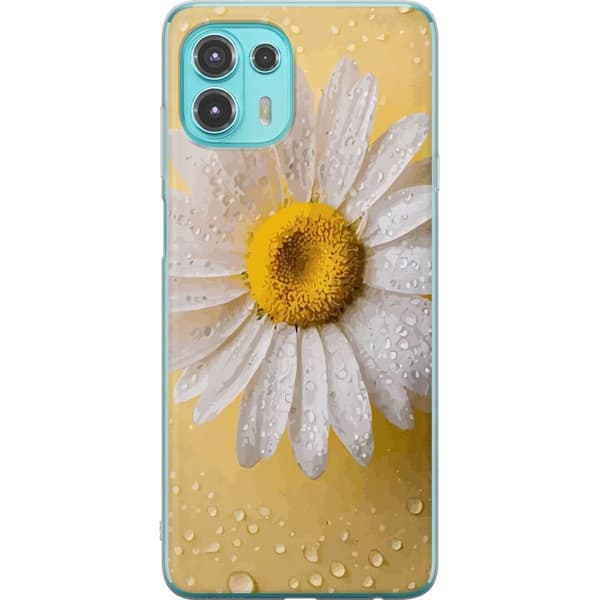 Mobildeksel til Motorola Edge 20 Lite med Porselensblomst motiv