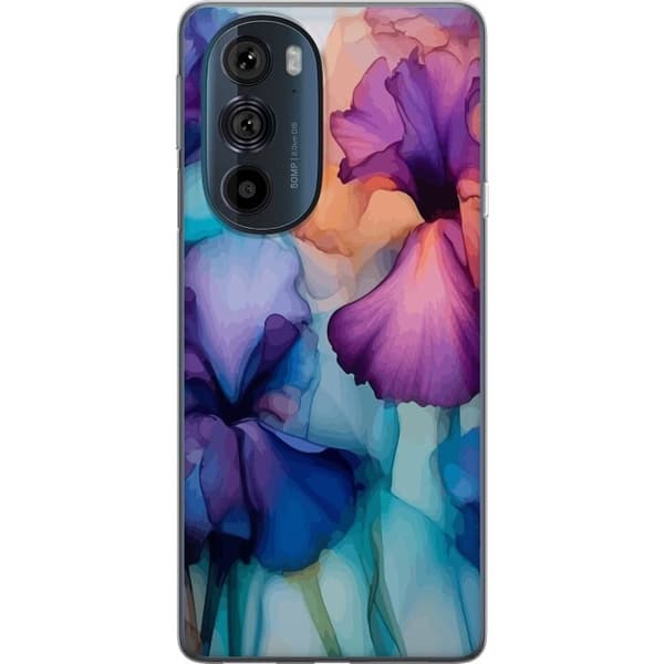 Kännykkäkuori Motorola Edge 30 Pro-laitteelle, jossa on Maagiset kukat kuvio