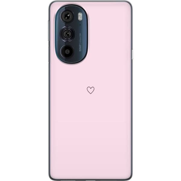 Mobilcover til Motorola Edge 30 Pro med Hjerte motiv