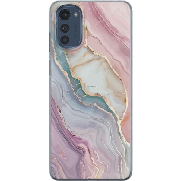 Kännykkäkuori Motorola Moto E32s-laitteelle, jossa on Marmori kuvio