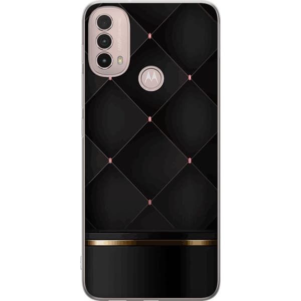 Kännykkäkuori Motorola Moto E40-laitteelle, jossa on Ylellinen linja kuvio