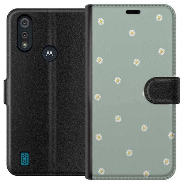 Lommeboketui til Motorola Moto E6i med Prestekrage motiv