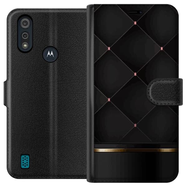 Lommeboketui til Motorola Moto E6i med Luksuslinje motiv