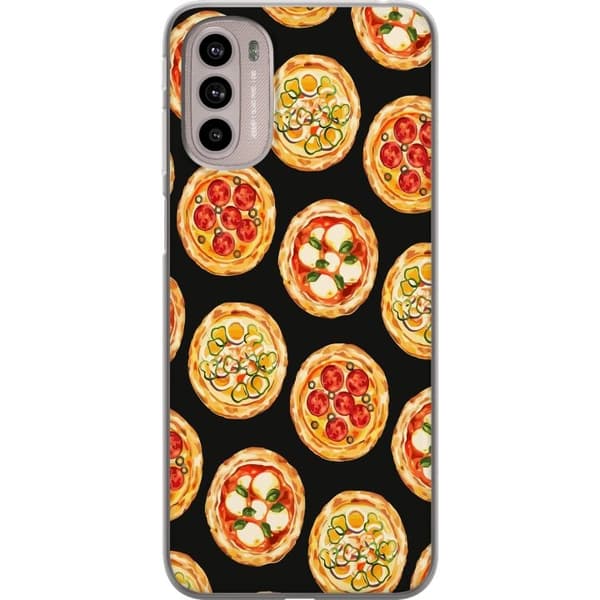 Kännykkäkuori Motorola Moto G41-laitteelle, jossa on Pizza kuvio