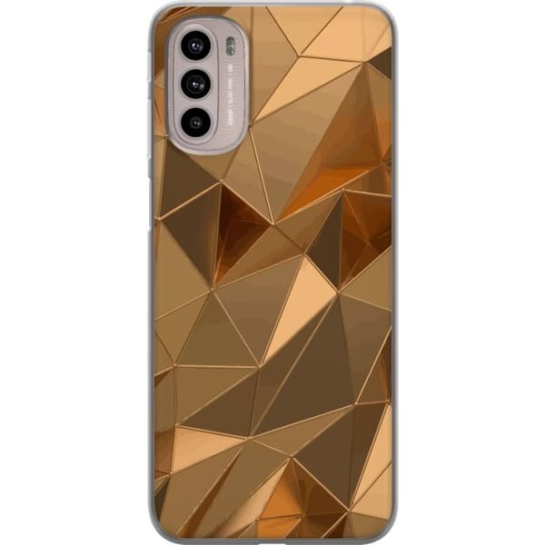 Mobilcover til Motorola Moto G41 med 3D Guld motiv