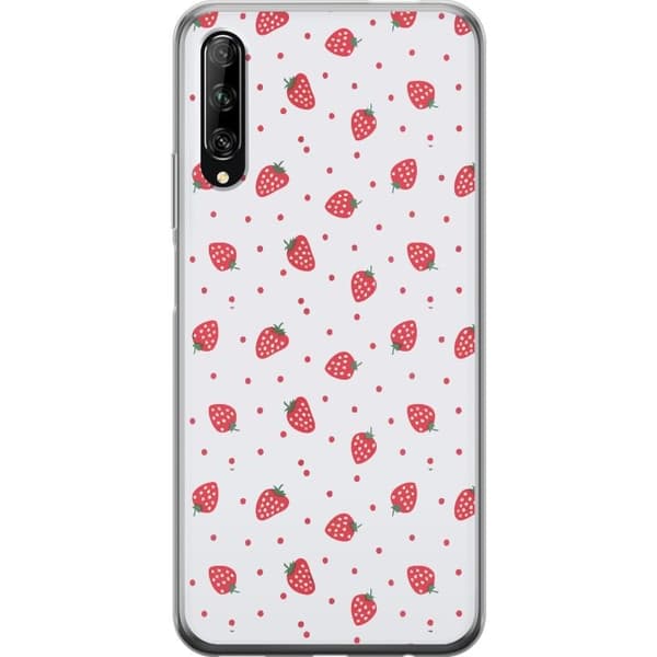 Mobilskal till Huawei P smart Pro 2019 med Jordgubbar motiv