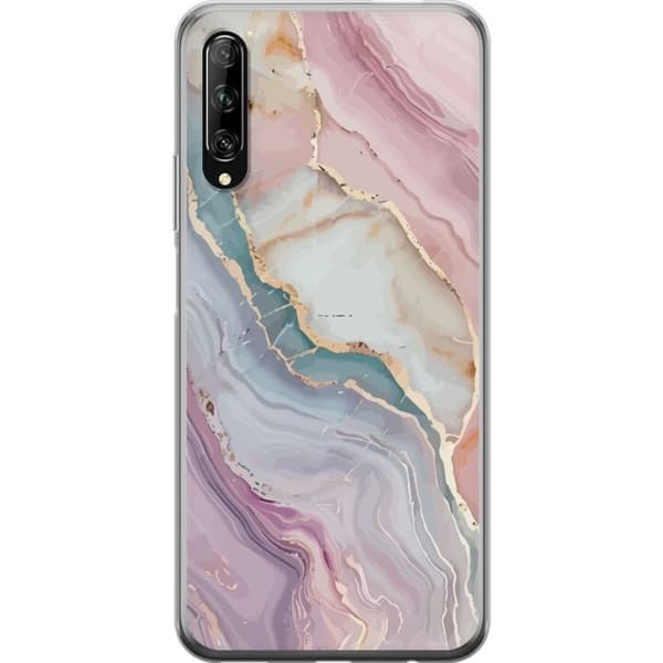 Mobilcover til Huawei P smart Pro 2019 med Marmor motiv