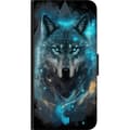 Miniatyrbillede 3 af 4: Tegnebogsetui til Huawei P Smart Z med Ulve motiv