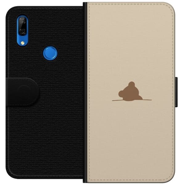 Lompakkokotelo Huawei P Smart Z-laitteelle, jossa on Nalle kuvio
