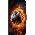 Miniatyrbillede 3 af 4: Tegnebogsetui til Huawei P Smart Z med Fodbold motiv