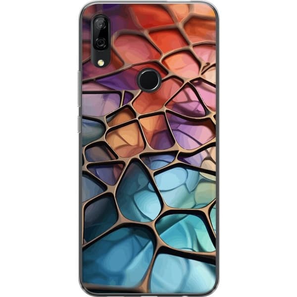 Mobildeksel til Huawei P Smart Z med Metalliskt mønster motiv