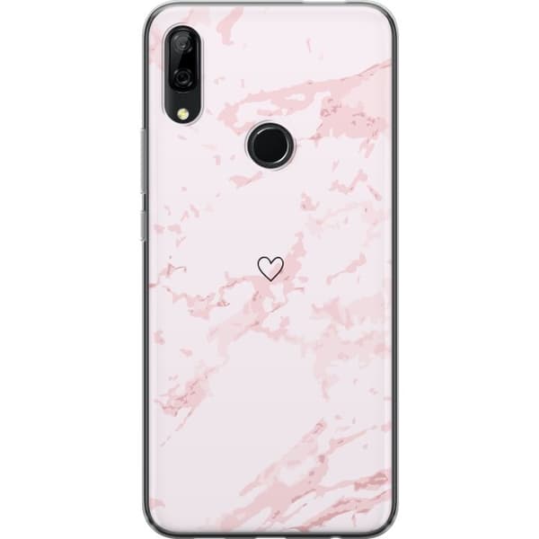 Mobildeksel til Huawei P Smart Z med Rosa Hjerte motiv