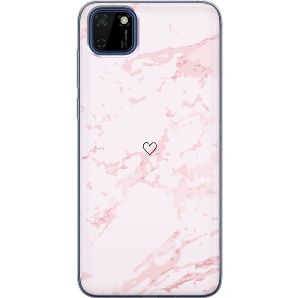 Mobilskal till Huawei Y5p med Rosa Hjärta motiv