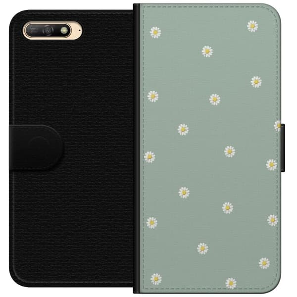 Lompakkokotelo Huawei Y6 (2018)-laitteelle, jossa on Papinkello kuvio