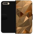 Miniatyrbillede 1 af 4: Tegnebogsetui til Huawei Y6 (2018) med 3D Guld motiv