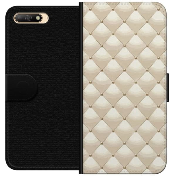 Lommeboketui til Huawei Y6 (2018) med Gullglans motiv