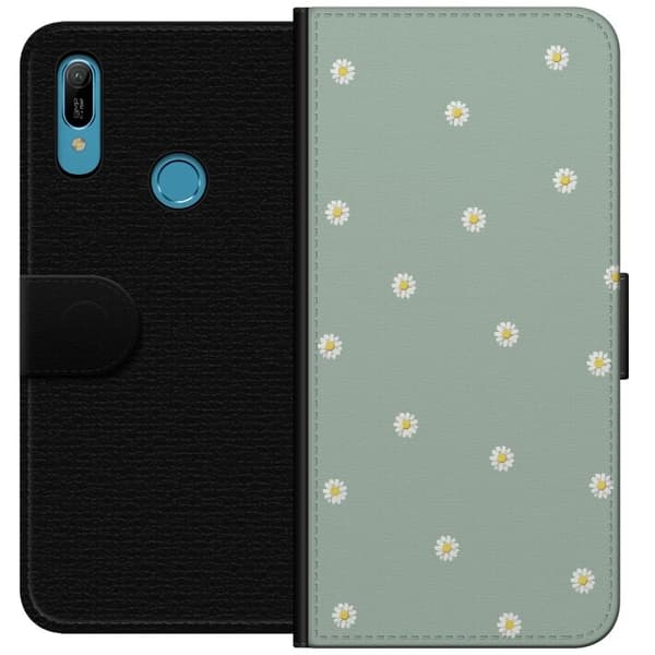 Plånboksfodral till Huawei Y6 (2019) med Prästkragar motiv
