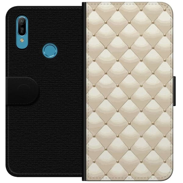Tegnebogsetui til Huawei Y6 (2019) med Guldglans motiv