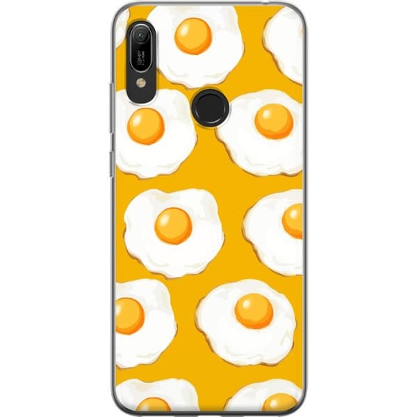 Mobilskal till Huawei Y6 (2019) med Stekt ägg motiv