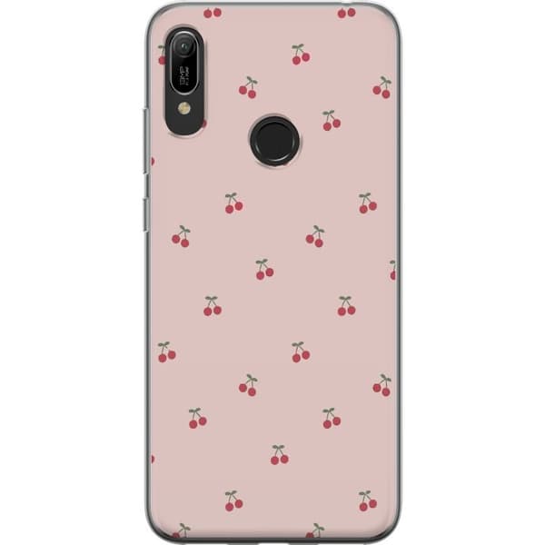 Mobilskal till Huawei Y6 (2019) med Körsbär motiv