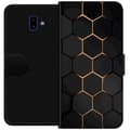 Pikkukuva 2 / 4: Lompakkokotelo Samsung Galaxy J6+-laitteelle, jossa on Ylellinen Kuvio kuvio